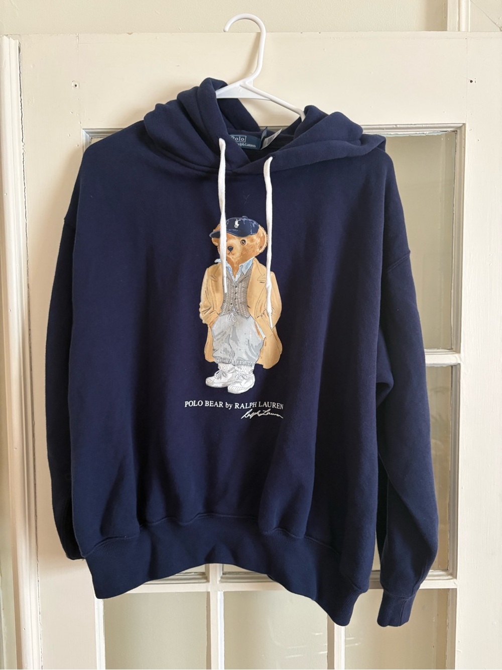 Polo by Ralph Lauren Navy Bear Graphic Hoodie